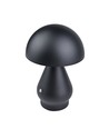 Laddningsbar LED-bordslampa - Svart, Ø15cm, 22cm hög, touch dimbar, 3-i-1, IP20 inomhus