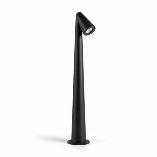 Svart trädgårdslampa - 8W, 80 cm, IP65 utomhus, inkl. ljuskälla