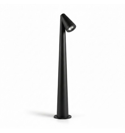 Svart trädgårdslampa - 8W, 80 cm, IP65 utomhus, inkl. ljuskälla