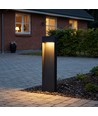Svart trädgårdslampa - 11W, 80 cm, IP65 utomhus, inkl. ljuskälla