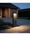 Svart trädgårdslampa - 11W, 80 cm, IP65 utomhus, inkl. ljuskälla