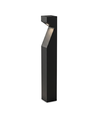 Svart Z trädgårdslampa - 10W, 80 cm, IP65 utomhus, inkl. ljuskälla