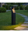 Svart Z trädgårdslampa - 10W, 80 cm, IP65 utomhus, inkl. ljuskälla