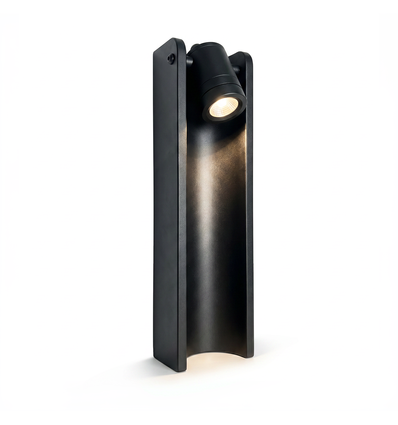 Svart justerbar trädgårdslampa - 7,5W, 40 cm, IP65 utomhus, inkl. ljuskälla