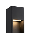 Svart trädgårdslampa - 10W, 60 cm, IP65 utomhus, inkl. ljuskälla