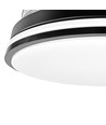 60W LED-taklampa med fläkt - CCT, svart, inkl. fjärrkontroll