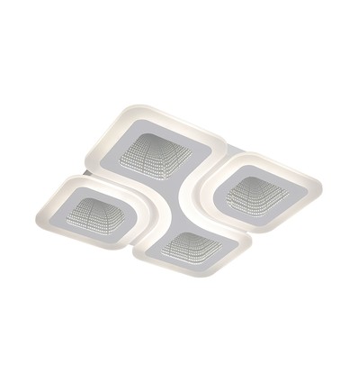 70W LED taklampa dimbar - CCT 3-i-1, vit, inkl. fjärrkontroll, dekorativ taklampa