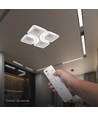 70W LED taklampa dimbar - CCT 3-i-1, vit, inkl. fjärrkontroll, dekorativ taklampa