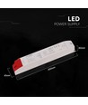100W / 12V DC strömförsörjning för LED-strips - 8.3A, IP44 våtrum