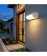 V-Tac 10W LED-vägglampa - Vit, IP65, Cree-chip, 3000K, 6 års garanti
