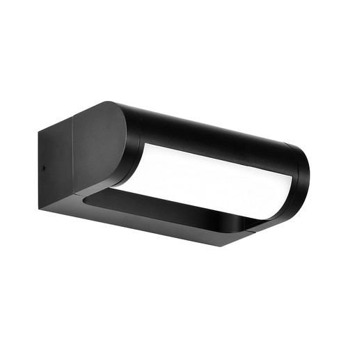 V-Tac 10W LED-vägglampa - Svart, IP65, Cree chip, 3000K, 6 års garanti