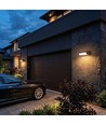 V-Tac 10W LED justerbar vägglampa - IP65, Cortenfärgad, Cree chip, 3000K, 6 års garanti