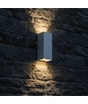 10W LED-vägglampa - 3-i-1 CCT, IP65, vit, upp/ned-ljus