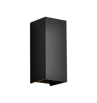 V-Tac 10W LED-vägglampa 3-i-1 - Svart hölje, IP65, upp/ned-ljus, inkl. ljuskälla