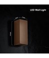 10W LED vägglampa - 3-i-1 CCT, Cortenfärgat stål, IP65, upp/ned ljus