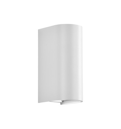 10W LED-vägglampa - 3-i-1 CCT, vitt hölje, IP65, upp/ned-ljus