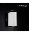 10W LED-vägglampa - 3-i-1 CCT, vitt hölje, IP65, upp/ned-ljus