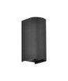 10W LED-vägglampa - 3-i-1 CCT, IP65, svart, upp/ned-ljus