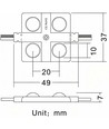 Vattentät LED modul - 1,44W, IP68, 12V, Perfekt till skyltar och speciallösningar
