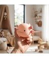 MOCHI Axolotl nattlampa i mjuk silikon - uppladdningsbar, färgskiftande + varmvit