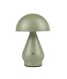 Laddningsbar LED-bordslampa - Grön, Ø15cm, 22cm hög, touch-dimbar, 3i1, IP20 inomhus