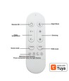 4 st. RGB+CCT Smart Home downlight - 5W LED, Bluetooth, fjärrkontroll