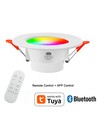 4 st. RGB+CCT Smart Home downlight - 5W LED, Bluetooth, fjärrkontroll