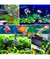 48-68 cm akvariearmatur - 11W LED, vit/blå/röd/grön/lila, justerbar längd, IP66
