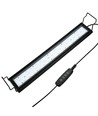 75-93 cm akvariearmatur - 22W LED, vit/blå/röd/grön/lila, justerbar längd, IP66