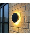 DOME vägglampa 18W - CCT, IP65, svart