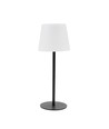 Laddningsbar RGBW LED-bordslampa med solcell - Vit, fjärrkontroll