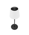 Laddningsbar RGBW LED-bordslampa med solcell - Vit, fjärrkontroll