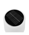 Laddningsbar RGBW LED-bordslampa med solcell - Vit, fjärrkontroll
