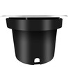 LEDlife markspotlight - 9W, rund, rostfritt stål, 24V AC/DC