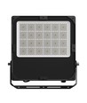 300W LED-strålkastare med justerbar watt - Asymmetriskt ljus, IP66 utomhus, IK08, svart