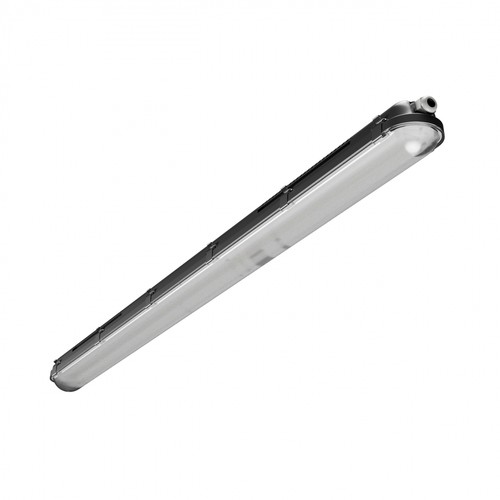 120cm 40W Gigant Pro LED-armatur - Vidarekopplad, 150lm/W, Justerbar Watt, IP66, IK10, Svart