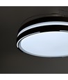 Taklampa m. dold fläkt - RA90, CCT, 60W, svart
