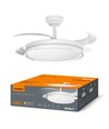Taklampa med dold fläkt - RA90, CCT, 60W, vit