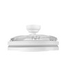 Taklampa m. dold fläkt - RA90, CCT, 60W, vit