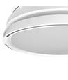Taklampa m. dold fläkt - RA90, CCT, 60W, vit