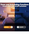 4x GU10 5W Smart Home LED-lampa - Bluetooth, RGB+CCT, Tuya/Smart Life