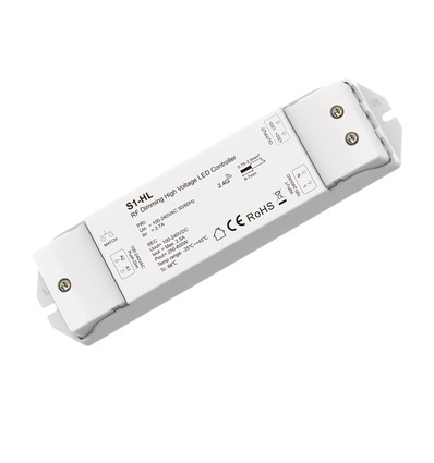 LEDlife rWave 230V LED-strip dimmer - RF, push-dim, 500W