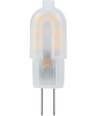 G4 1W LED-lampa, 12V - 135lm, frostat glas, varmvit