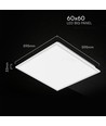 60x60 LED-panel, 40W - 6500K, Backlit