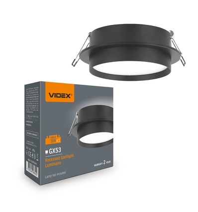GX53 infälld spotlight - Vit, utan ljuskälla