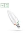 E14 6W LED kronljus - C37, CCT, 3-stegs watt-justering, inkl. ljuskälla