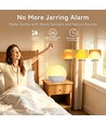 Wake-up Light väckarklocka, soluppgångseffekt - Bluetooth 5.3 högtalare, sömnljud, dimbar