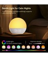 Wake-up Light väckarklocka, soluppgångseffekt - Bluetooth 5.3 högtalare, sömnljud, dimbar
