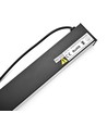120cm 38/32/24W LED-skena - CCT, Svart, taklampa för kontor, inkl. vajerupphängning