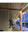 25m arbetsbelysning LED-strip - 230V, IP65, 1500 lm/m, 12W/m, 4000K, Byggbelysning